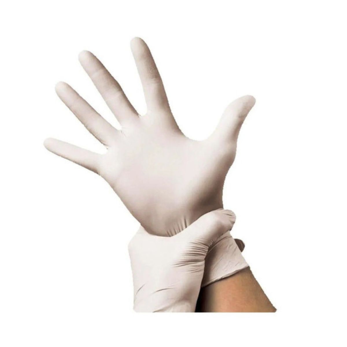 LUVA LATEX VABENE COM PÓ PROTEÇÃO QUIMICA G C/100