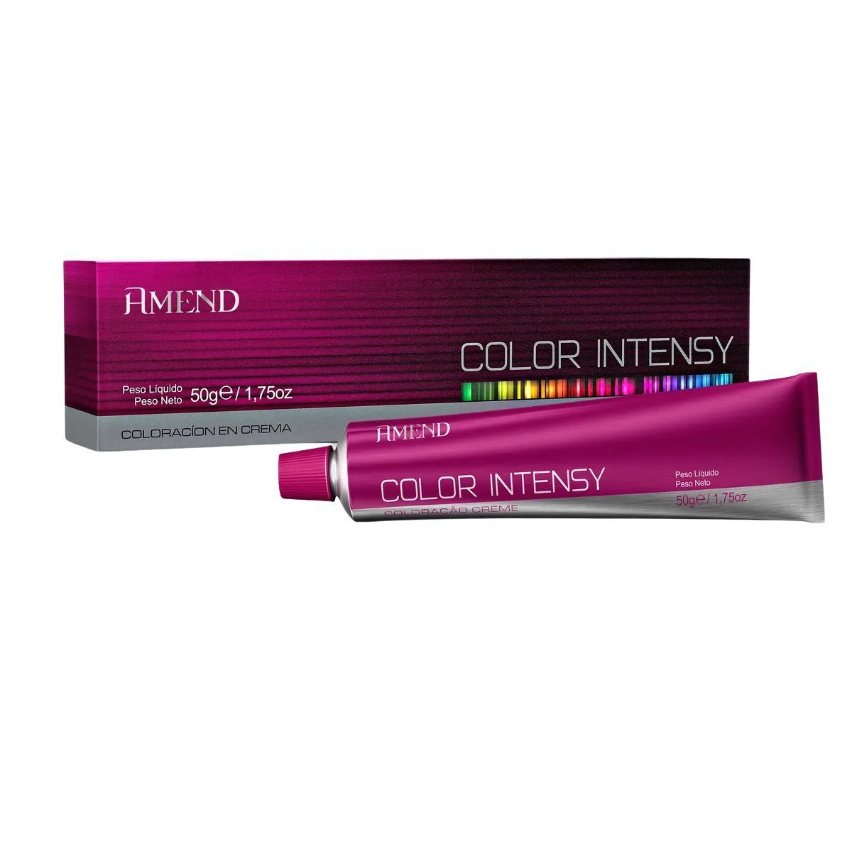 KIT AMEND 2 COLORAÇÕES 0.6 VERMELHO INTENSIFICADOR COLOR INTENSY 50G + 2 ÁGUAS O