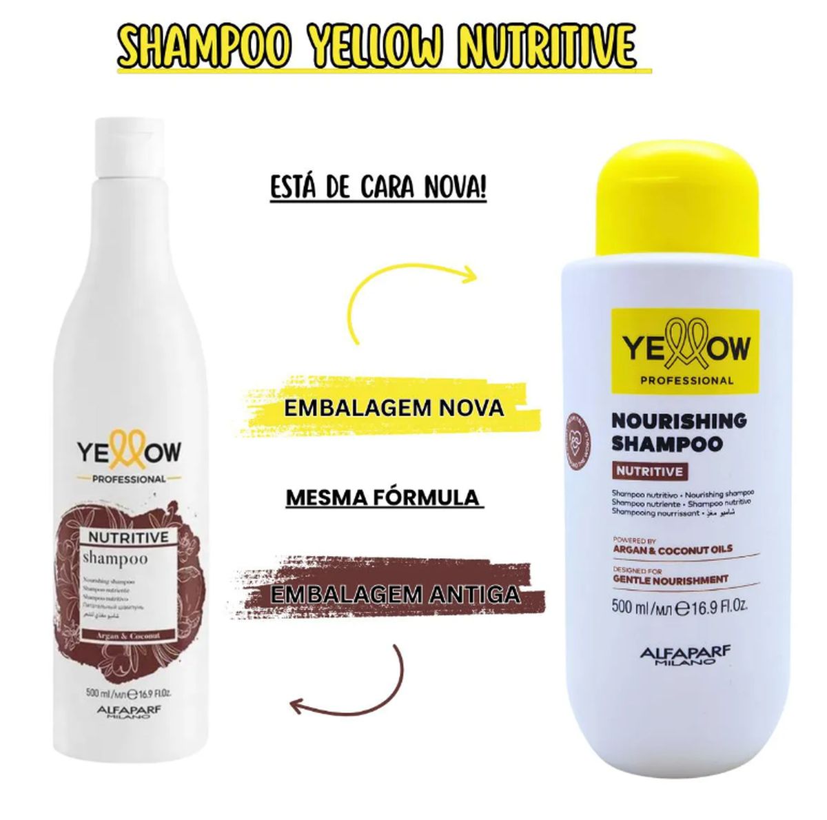SHAMPOO NUTRITIVE YELLOW 500ML