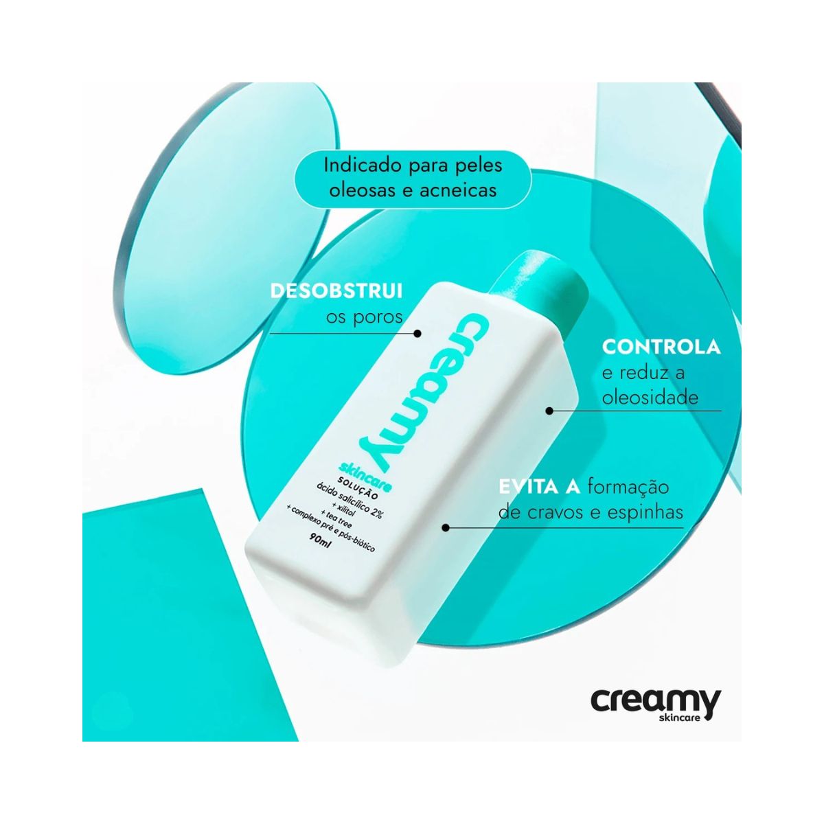 TÔNICO ÁCIDO SALICÍLICO CREAMY 90ML