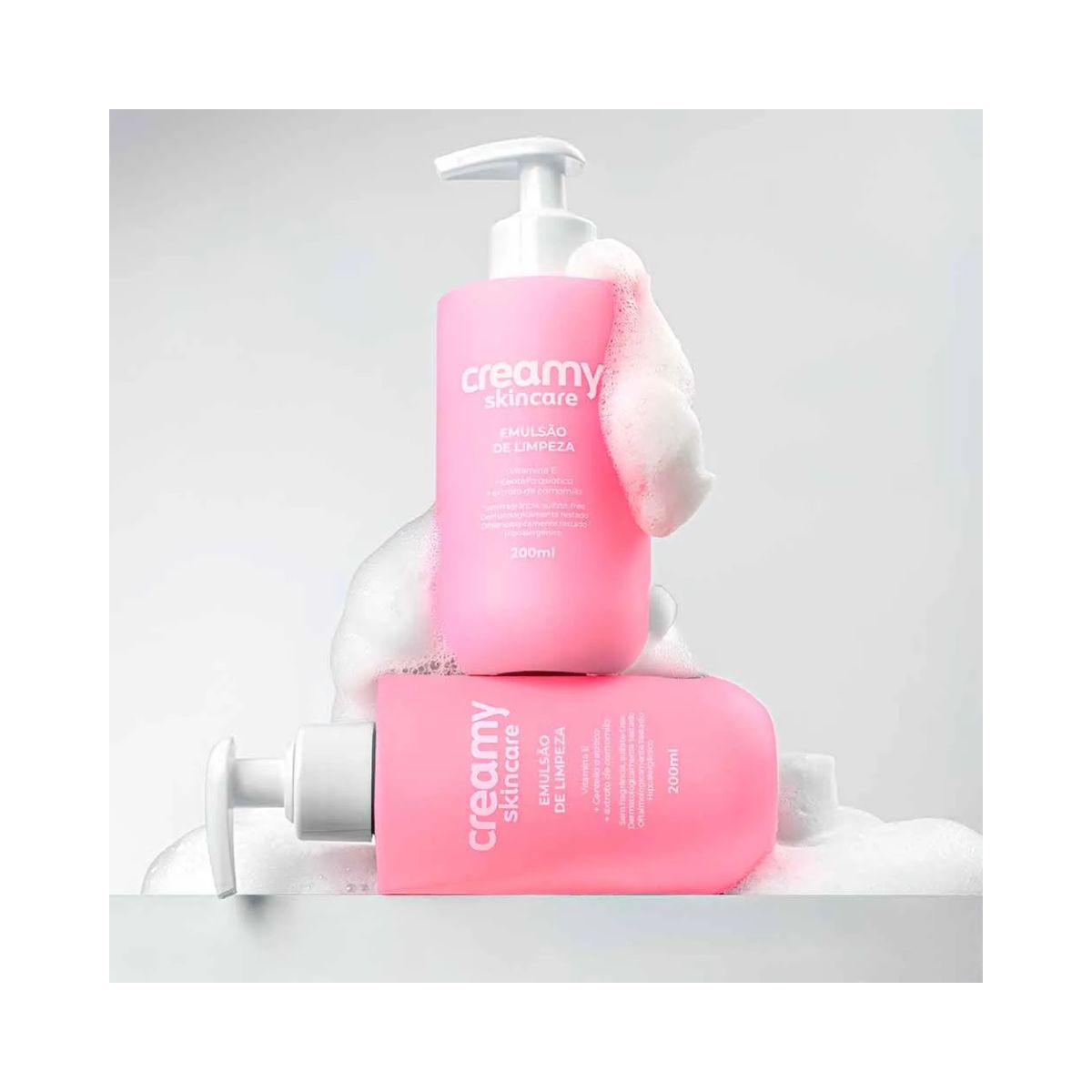 EMULSÃO DE LIMPEZA FACIAL CREAMY 200ML