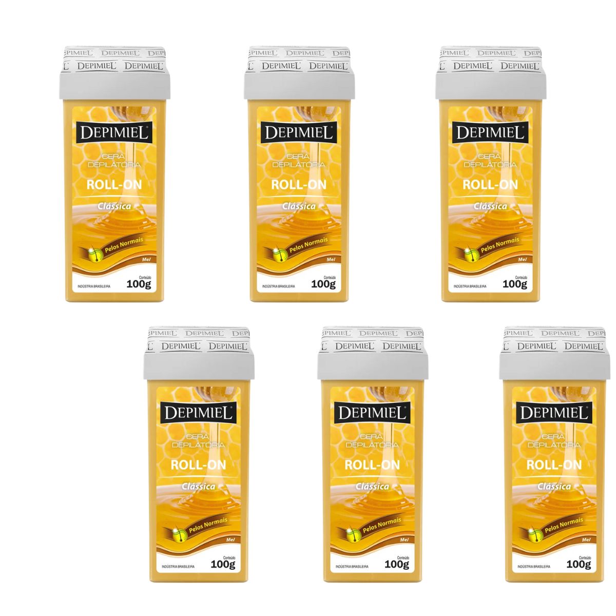 KIT DEPIMIEL 6 CERAS ROLL-ON CLÁSSICA 100G