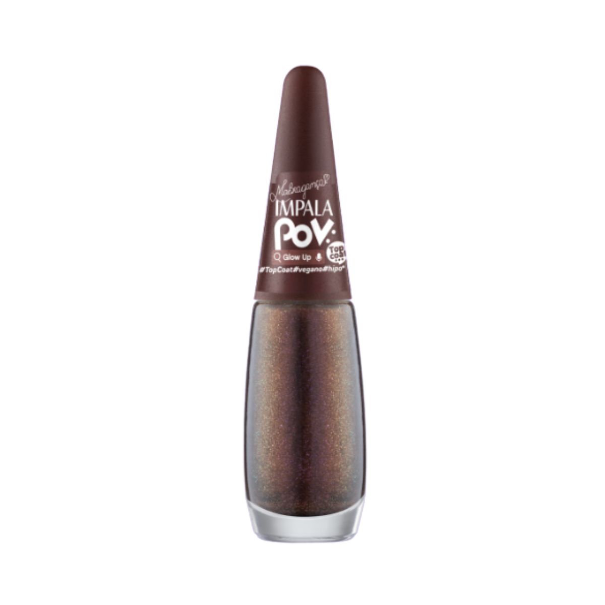 ESMALTE TOP COAT POV: GLOW UP PEROLADO IMPALA 7,5ML