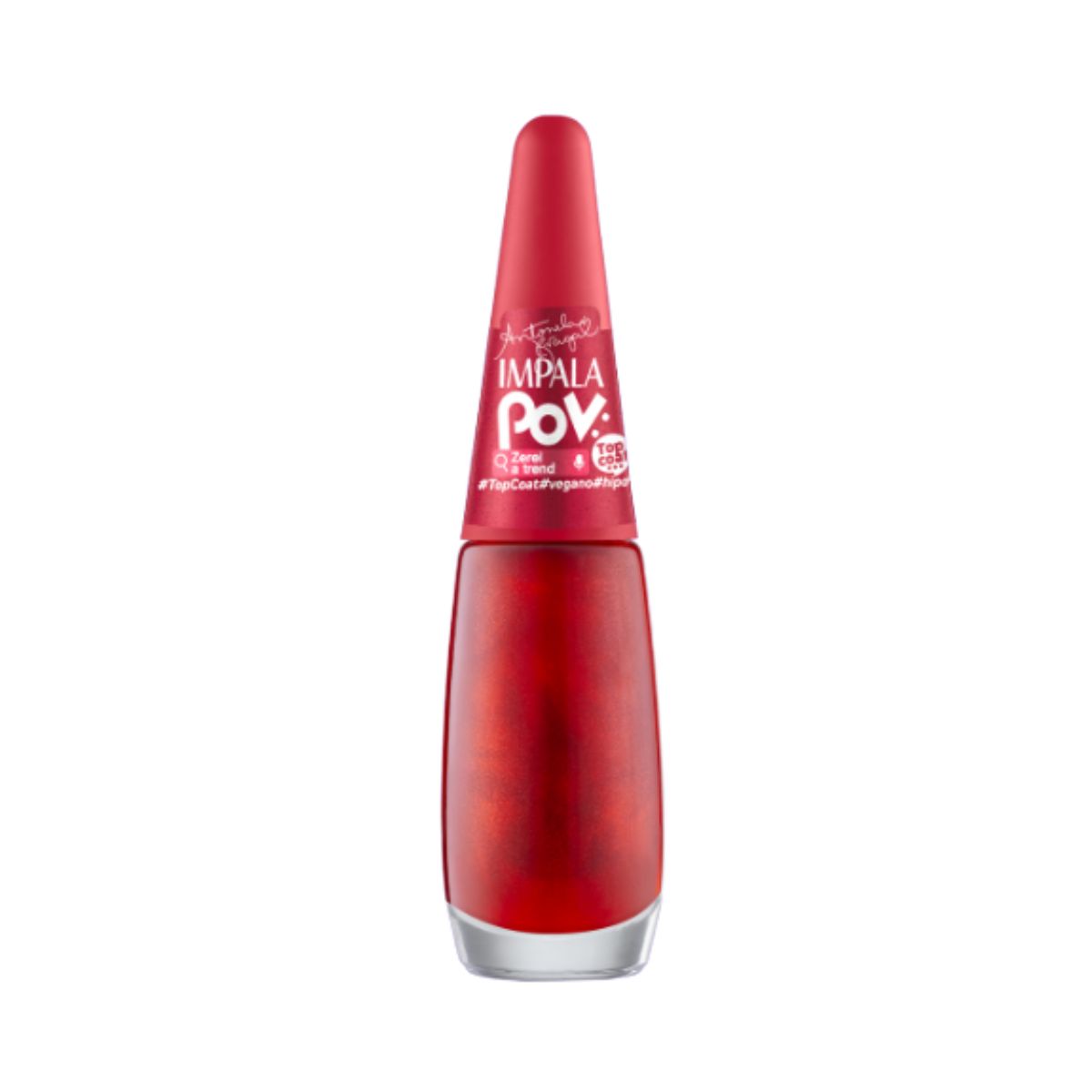 ESMALTE TOP COAT GLITTER POV: ZEREI A TREND IMPALA 7,5ML