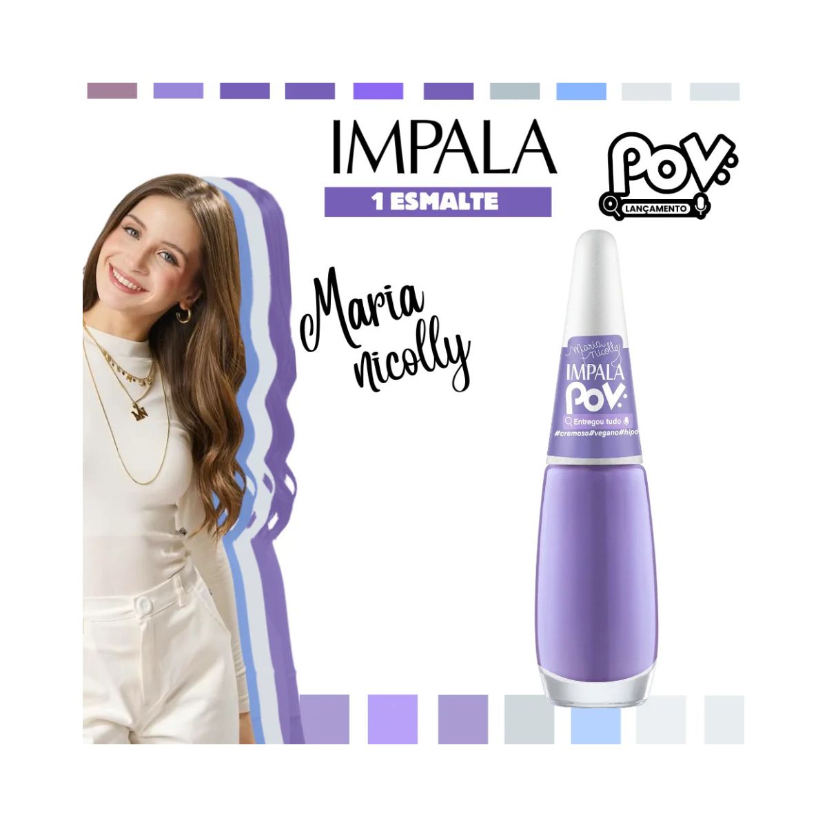 ESMALTE CREMOSO POV: ENTREGOU TUDO IMPALA 7,5ML