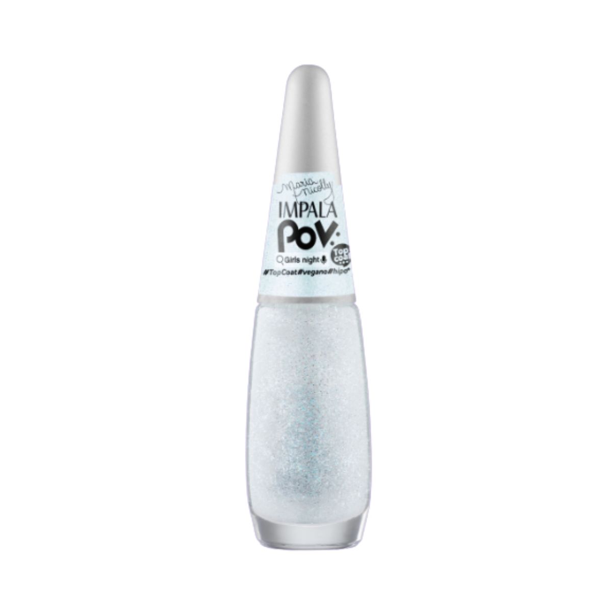 ESMALTE TOP COAT GLITTER POV: GIRLS NIGHT IMPALA 7,5ML