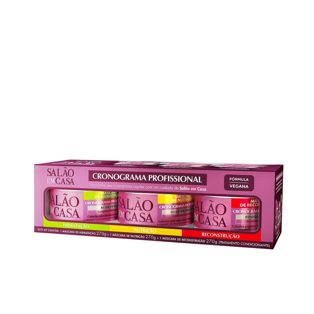KIT CRONOGRAMA CAPILAR SALÃO EM CASA EICO 810G