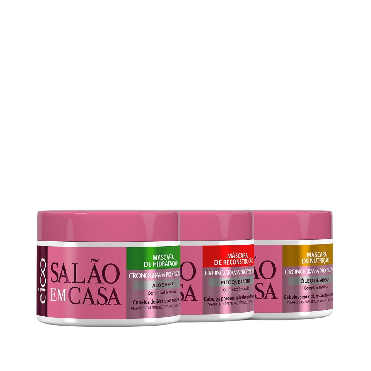 KIT CRONOGRAMA CAPILAR SALÃO EM CASA EICO 810G