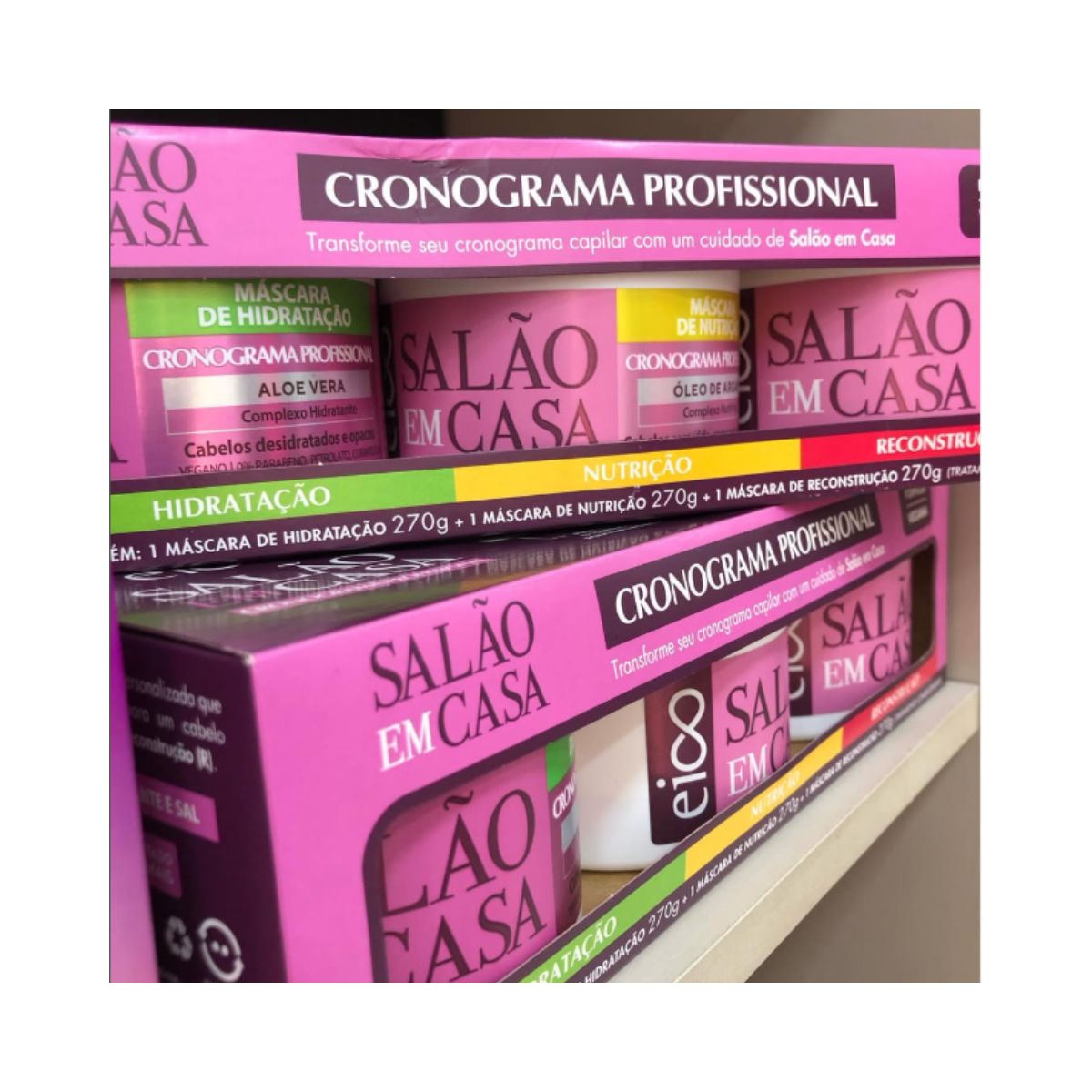 KIT CRONOGRAMA CAPILAR SALÃO EM CASA EICO 810G