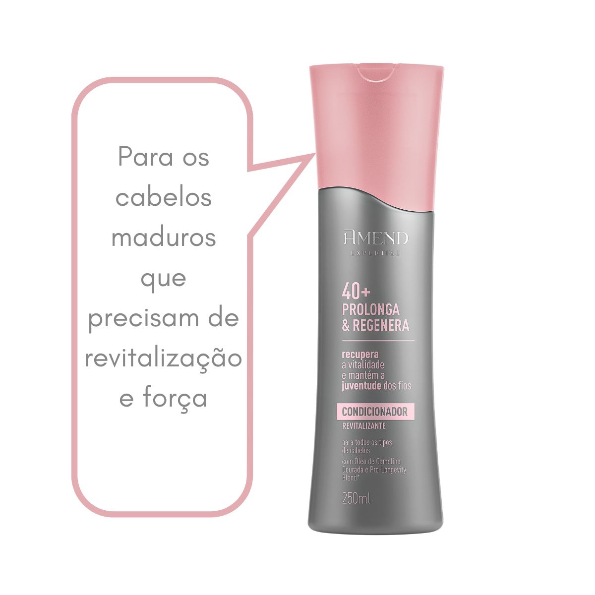 CONDICIONADOR REVITALIZANTE EXPERTISE PROLONGA E REGENERA 40+ AMEND 250ML