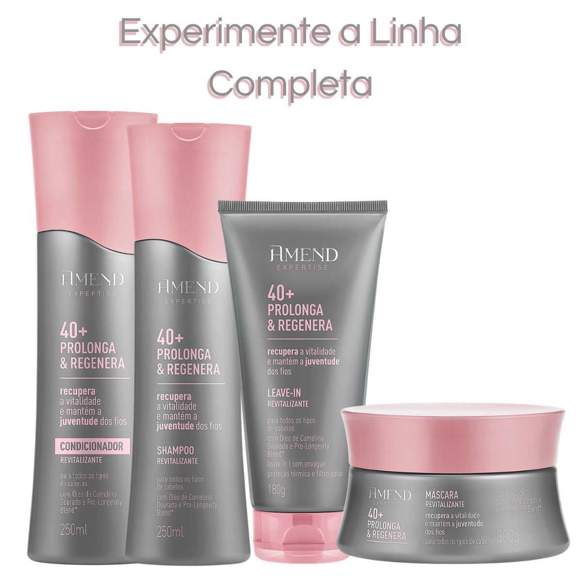 CONDICIONADOR REVITALIZANTE EXPERTISE PROLONGA E REGENERA 40+ AMEND 250ML