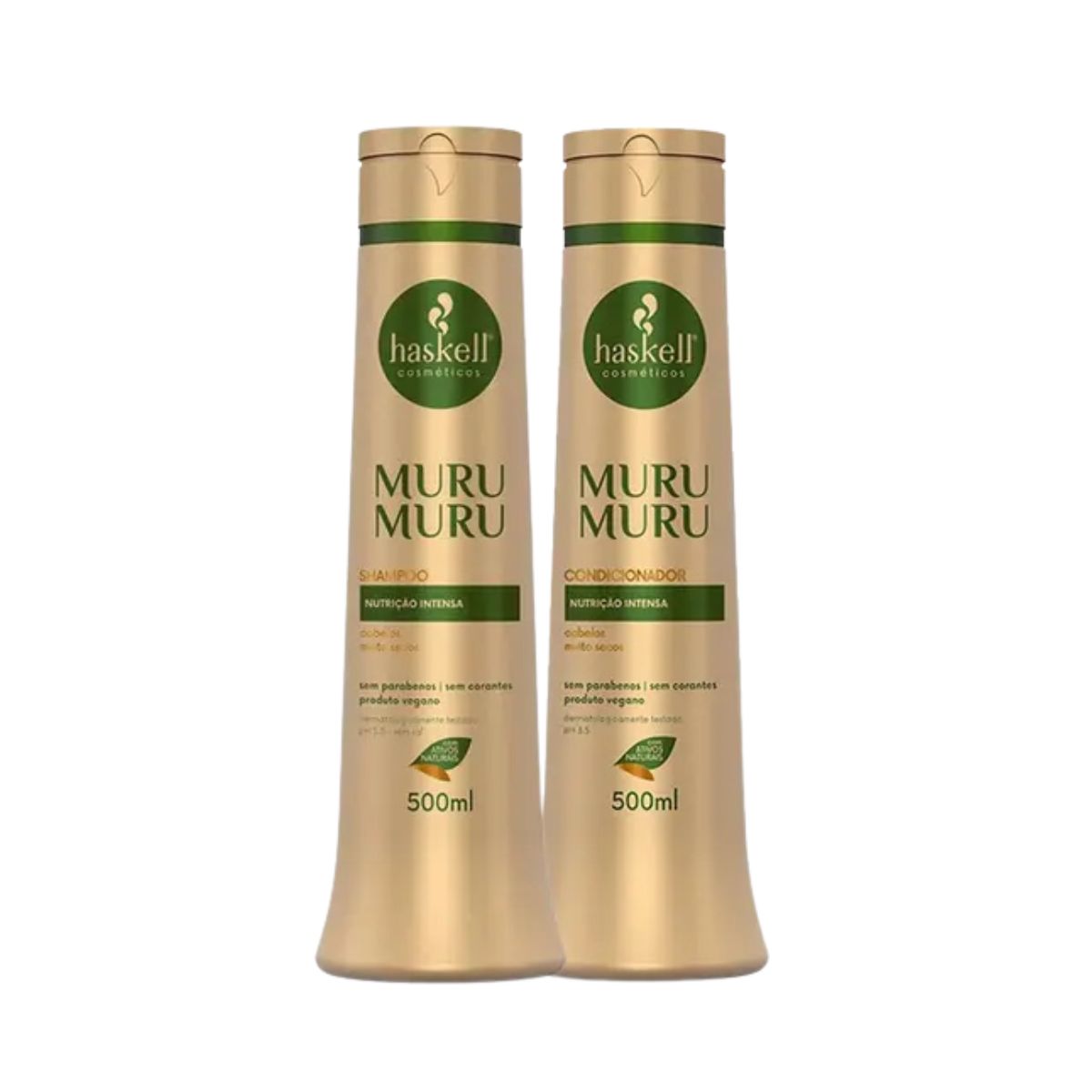 KIT SHAMPOO 500ML + CONDICIONADOR 500ML MURUMURU HASKELL