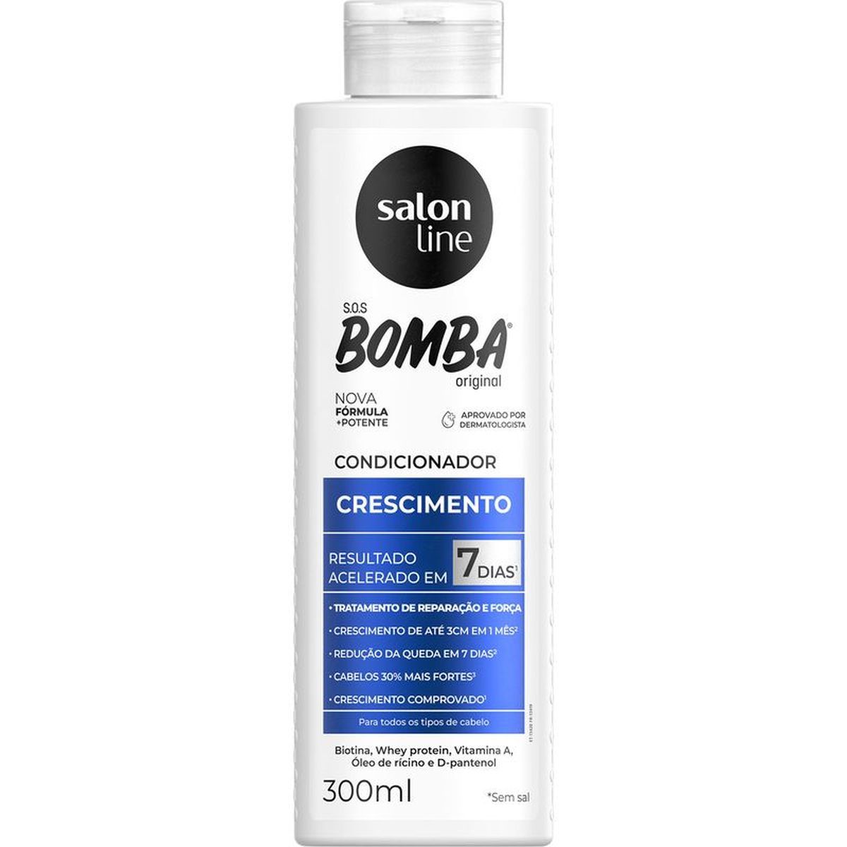KIT SALON LINE SHAMPOO 300ML + CONDICIONADOR 300ML + MÁSCARA 500G + TÔNICO 100ML