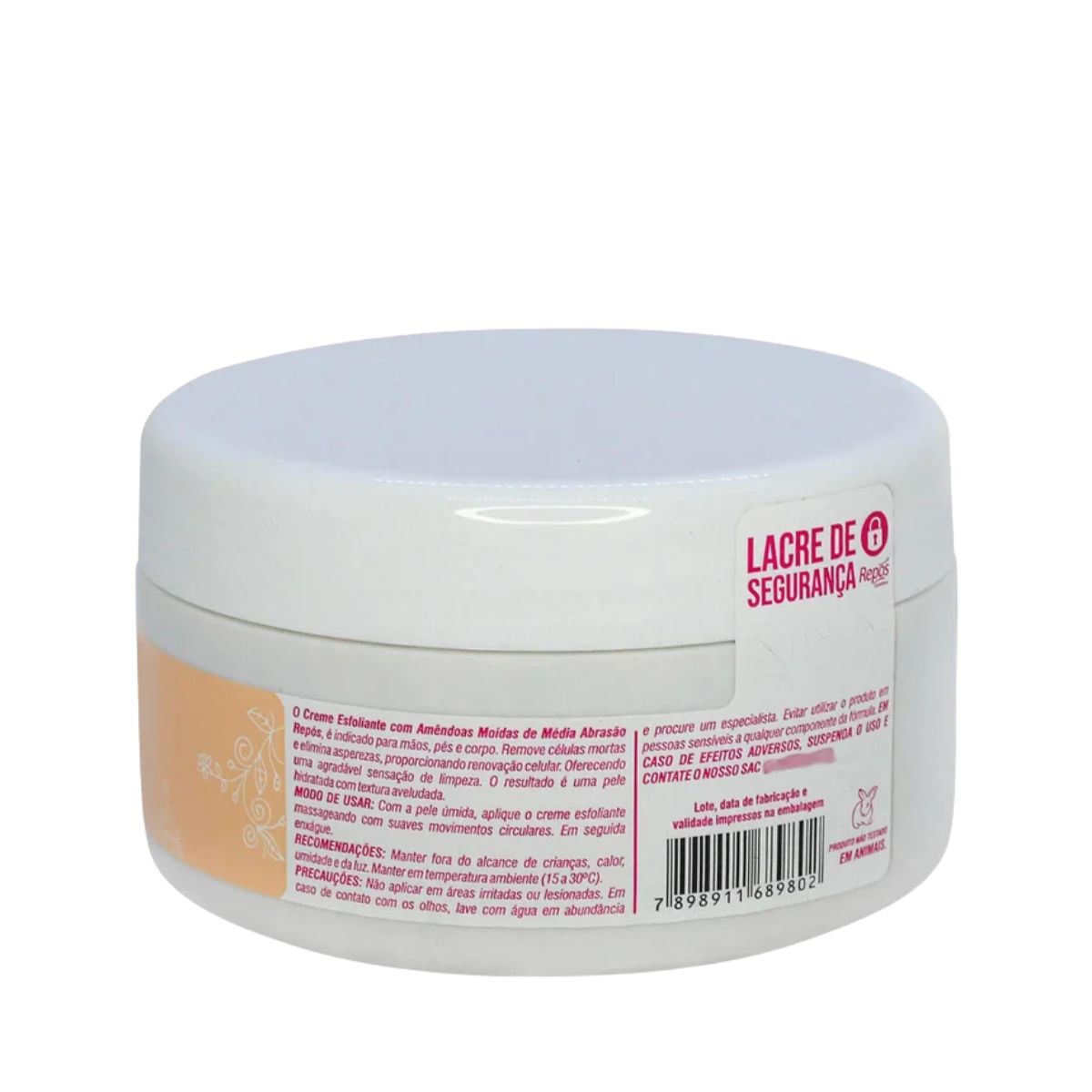 CREME ESFOLIANTE AMENDOAS MEDIA ABRASÃO REPOS 250G