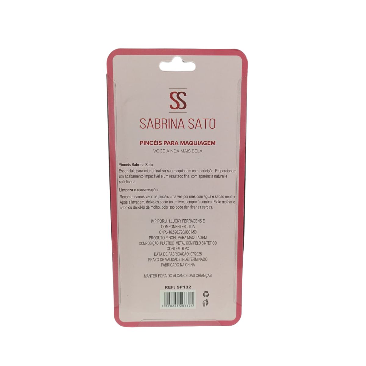 KIT SABRINA SATO PINCEL MAQ C/6 SP132
