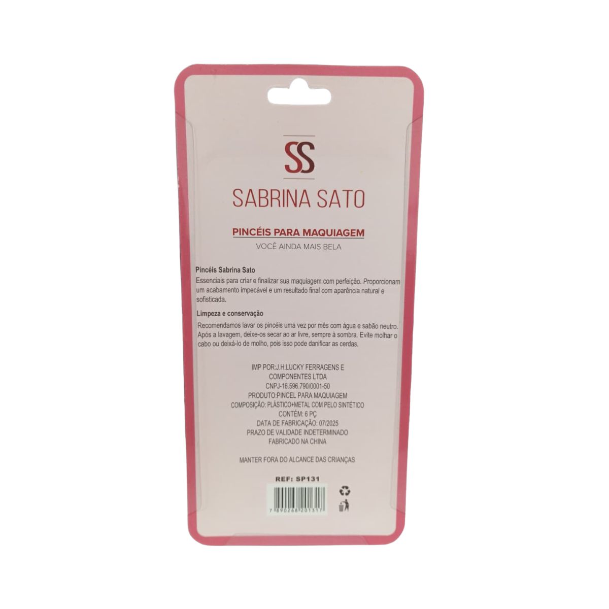 KIT SABRINA SATO PINCEL MAQ C/6 SP131