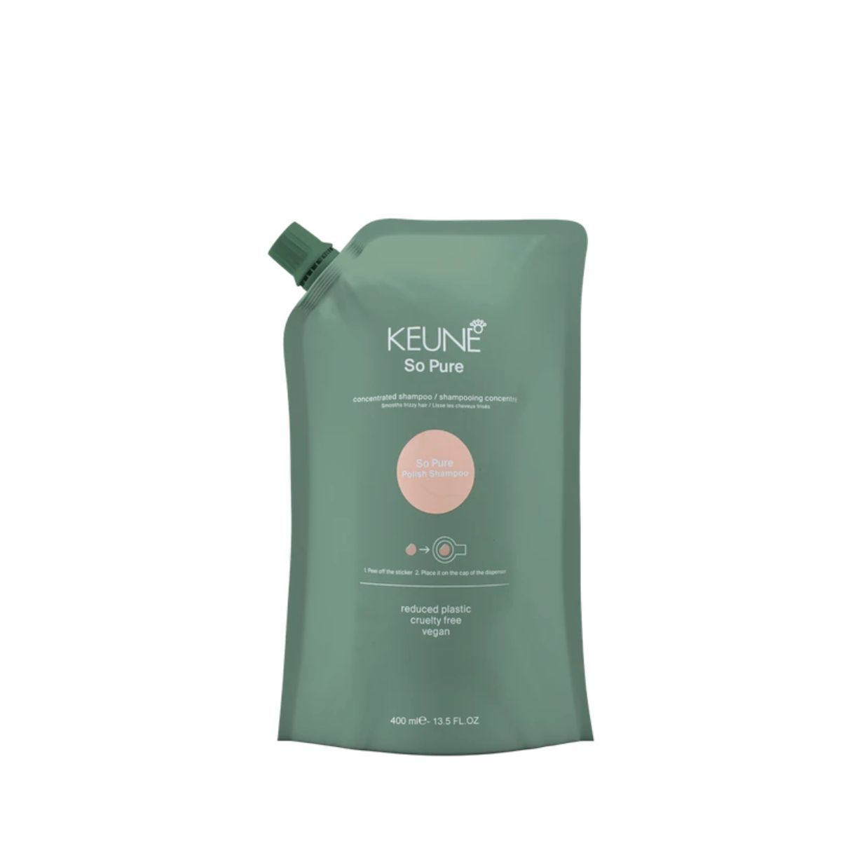 KIT KEUNE SÓ PURE POLISH MÁSCARA 300G + SHAMPOO SÓ PURE POLISH REFILL 400ML