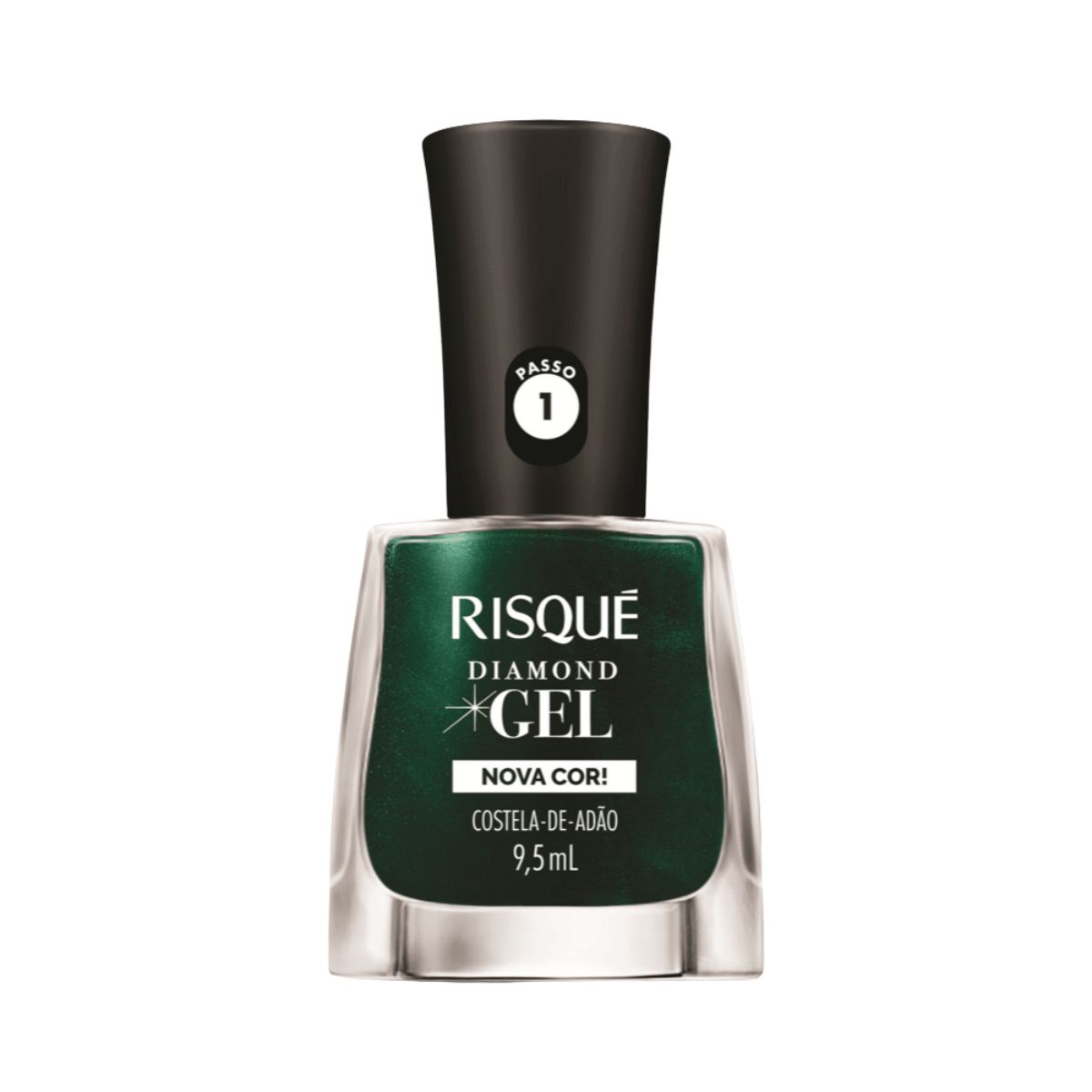 ESMALTE RISQUÉ METALICO DIAMOND GEL COSTELA DE ADÃO 9,5ML