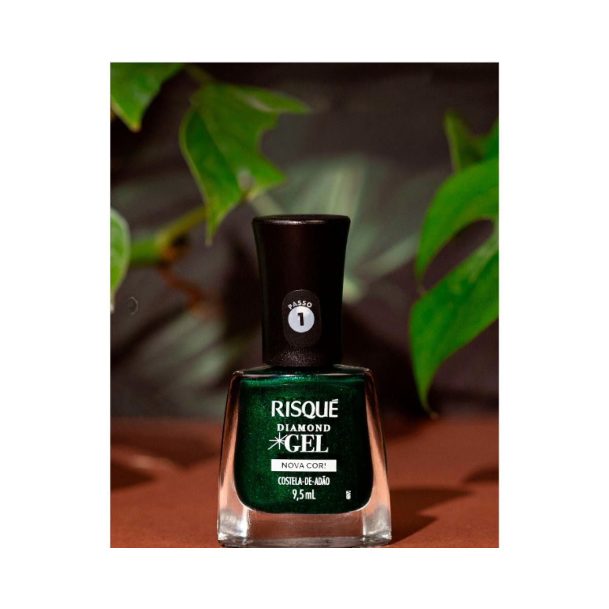 ESMALTE RISQUÉ METALICO DIAMOND GEL COSTELA DE ADÃO 9,5ML