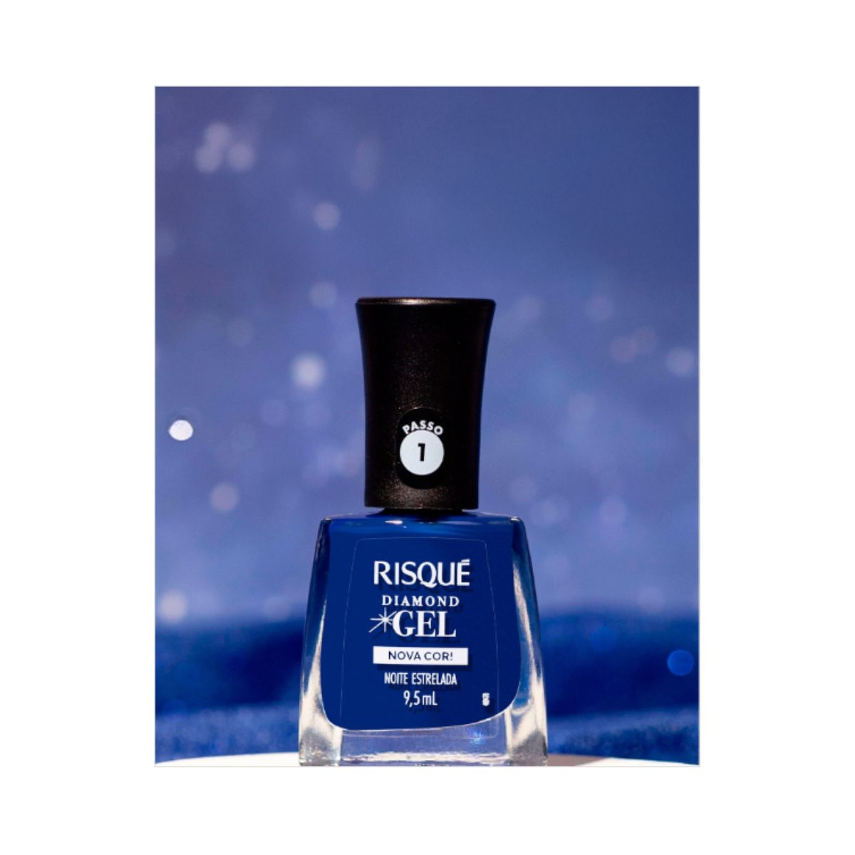 ESMALTE RISQUÉ CREMOSO DIAMOND GEL NOITE ESTRELADA 9,5ML