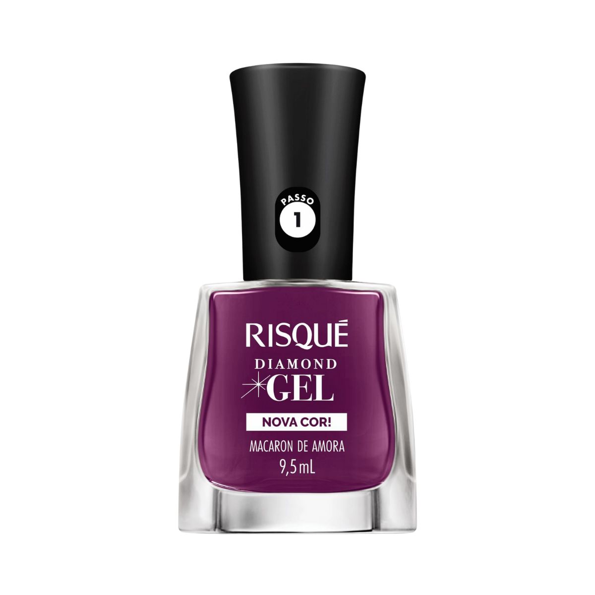 ESMALTE RISQUÉ CREMOSO DIAMOND GEL MACARON DE AMORA 9,5ML