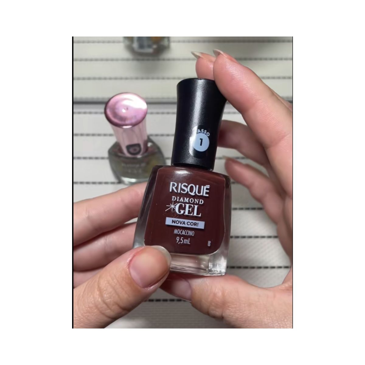 ESMALTE RISQUÉ CREMOSO DIAMOND GEL MOCACCINO 9,5ML