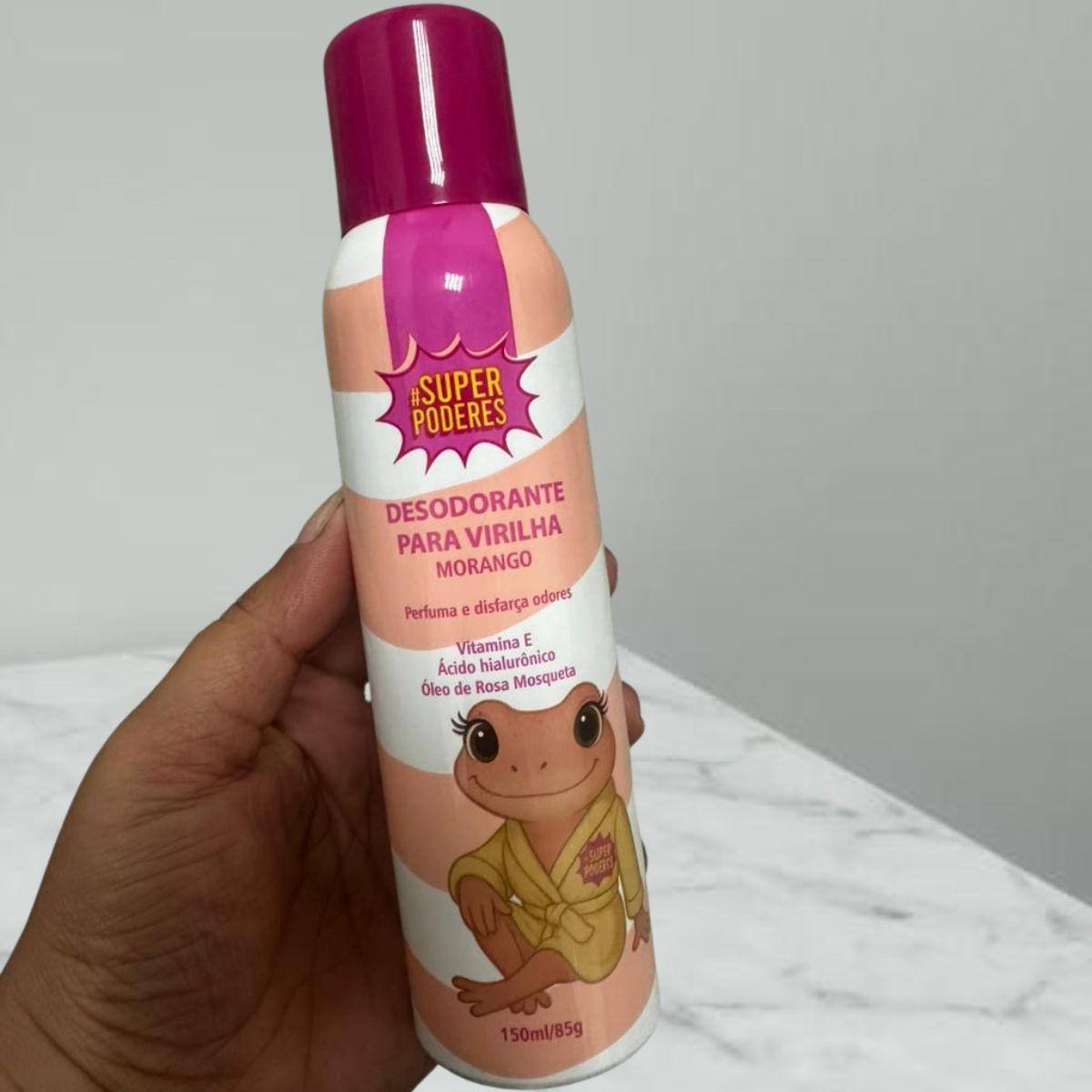 DESODORANTE PARA VIRILHA MORANGO SUPER PODERES 150ML