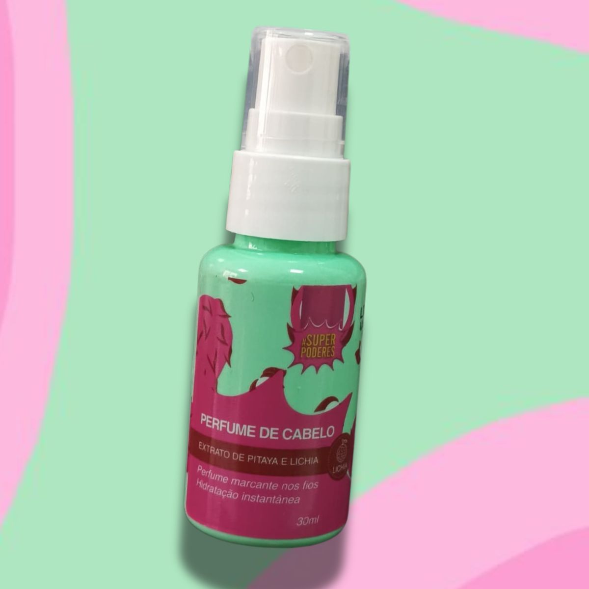 PERFUME CAPILAR EXTRATO DE PITAYA E LICHIA SUPER PODERES 30ML