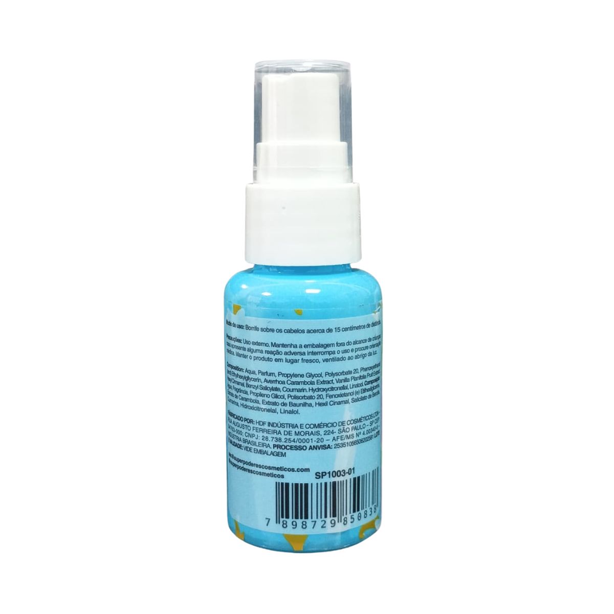 PERFUME CAPILAR EXTRATO DE CARAMBOLA E BAUNILHA SUPER PODERES 30ML