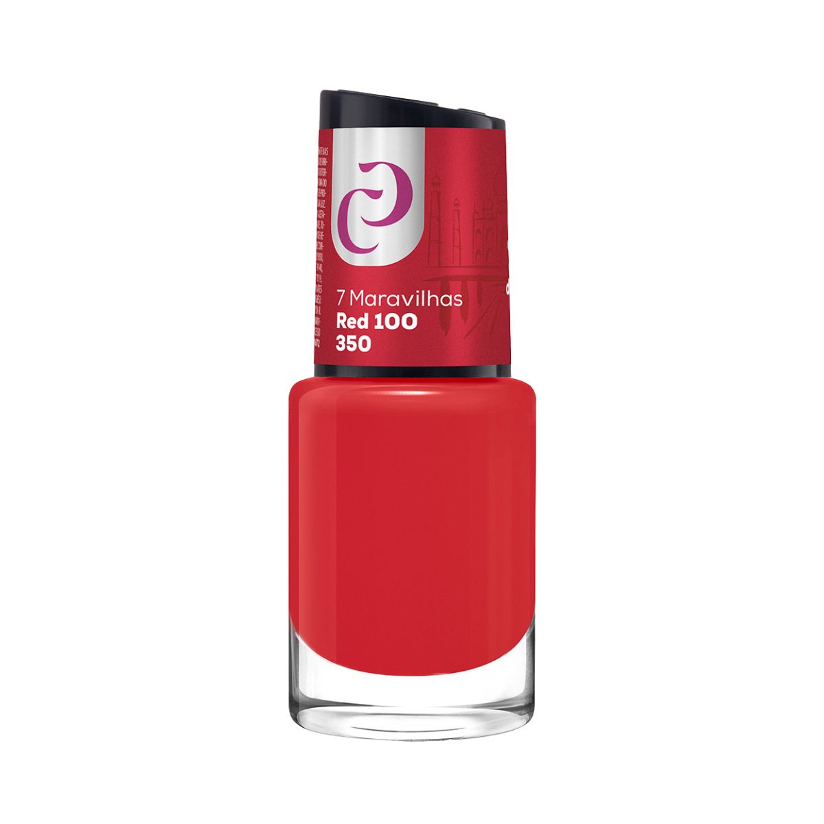 ESMALTE CORA 7 MARAVILHAS RED 100 Nº350 10ML