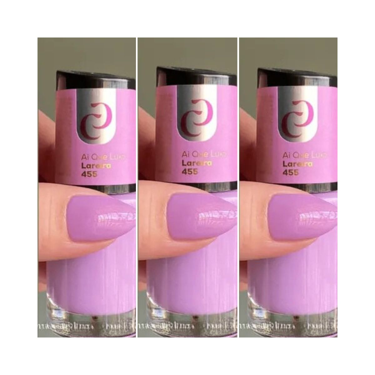 ESMALTE CORA AI QUE LUXO LAREIRA Nº455 10ML