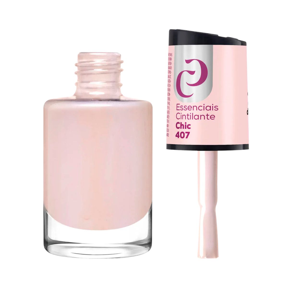 ESMALTE CORA ESSENCIAIS CINTILANTE CHIC Nº407 10ML