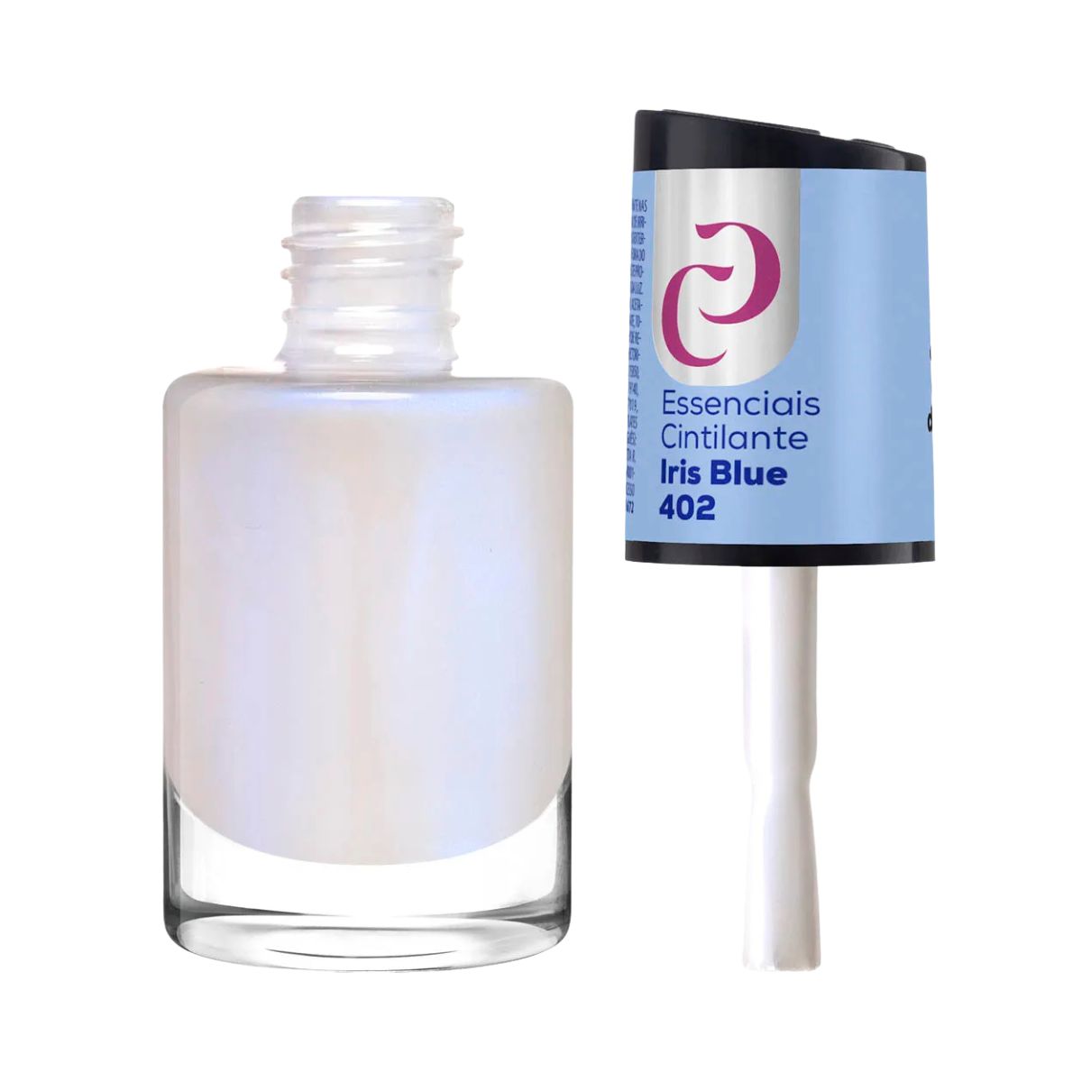 ESMALTE CORA ESSENCIAIS CINTILANTE IRIS BLUE Nº402 10ML