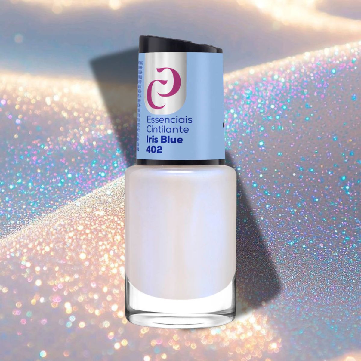 ESMALTE CORA ESSENCIAIS CINTILANTE IRIS BLUE Nº402 10ML