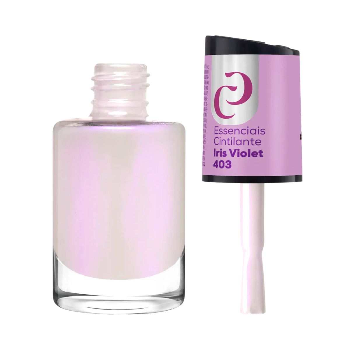 ESMALTE CORA ESSENCIAIS CINTILANTE IRIS VIOLET Nº403 10ML