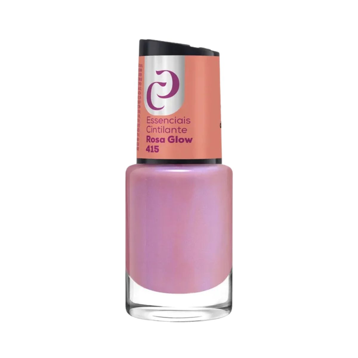 ESMALTE CORA ESSENCIAIS CINTILANTE ROSA GLOW Nº415 10ML