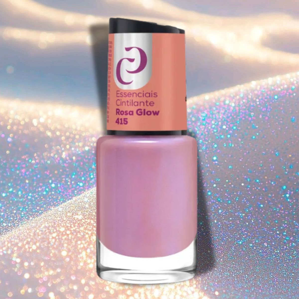 ESMALTE CORA ESSENCIAIS CINTILANTE ROSA GLOW Nº415 10ML
