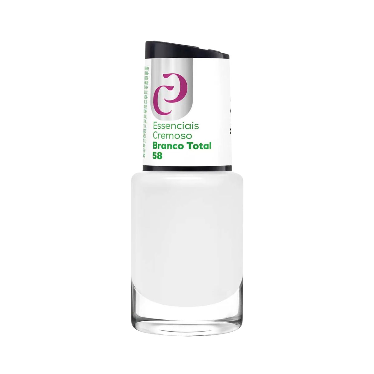 ESMALTE CORA ESSENCIAIS CREMOSO BRANCO TOTAL Nº58 10ML