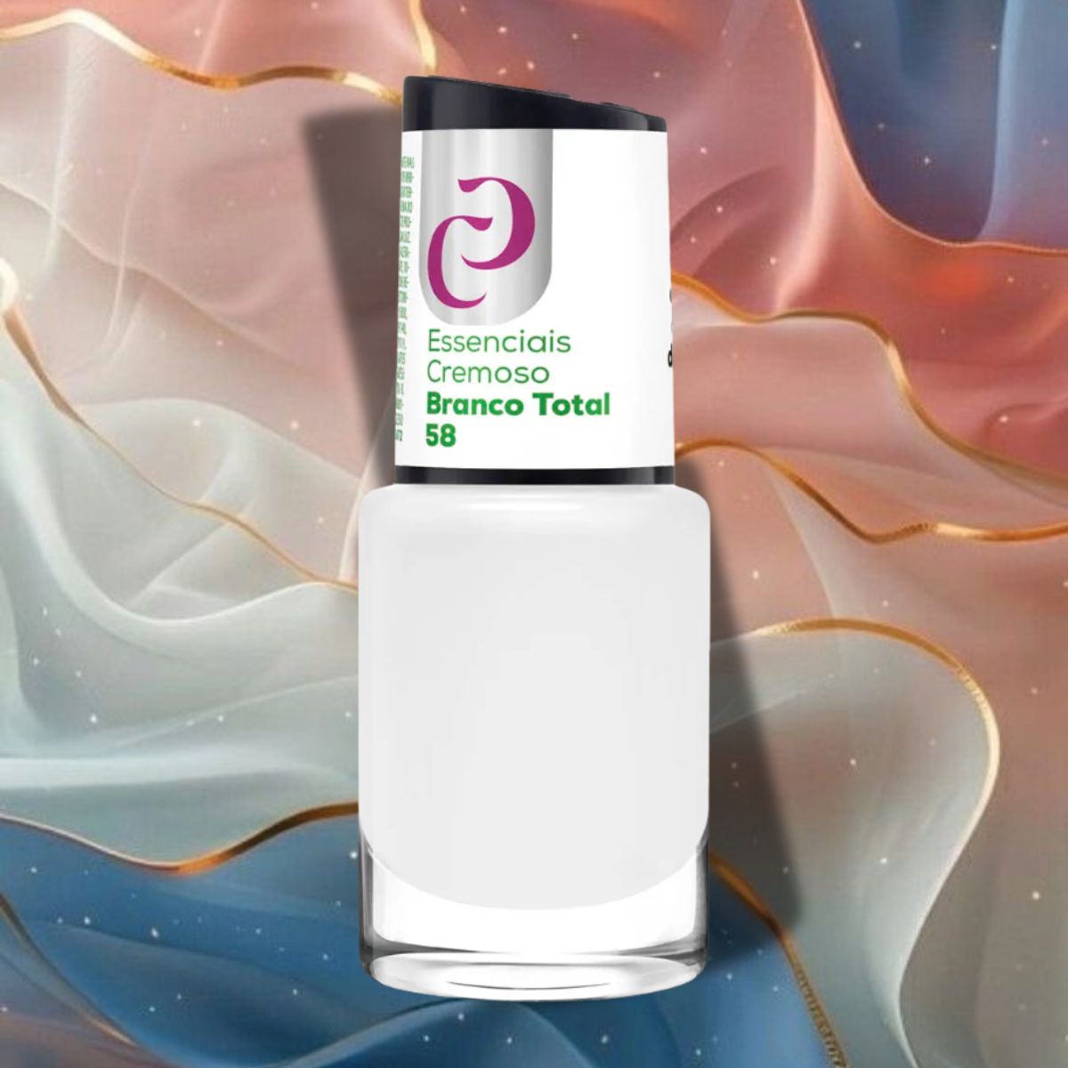 ESMALTE CORA ESSENCIAIS CREMOSO BRANCO TOTAL Nº58 10ML