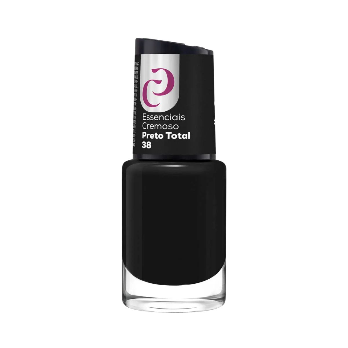 ESMALTE CORA ESSENCIAIS CREMOSO PRETO TOTAL Nº38 10ML