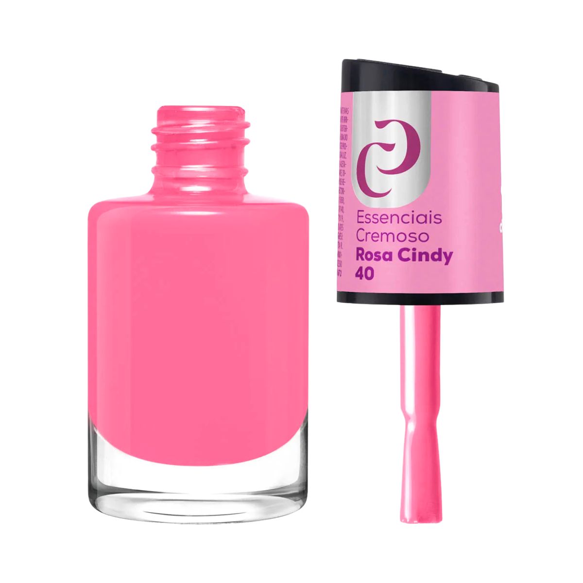 ESMALTE CORA ESSENCIAIS CREMOSO ROSA CINDY Nº40 10ML