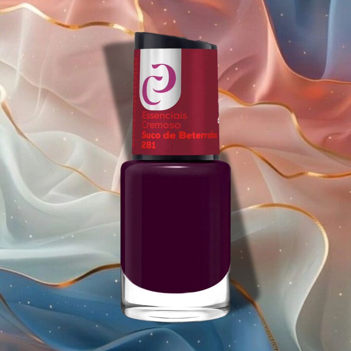 ESMALTE CORA ESSENCIAIS CREMOSO SUCO DE BETERRABA Nº281 10ML