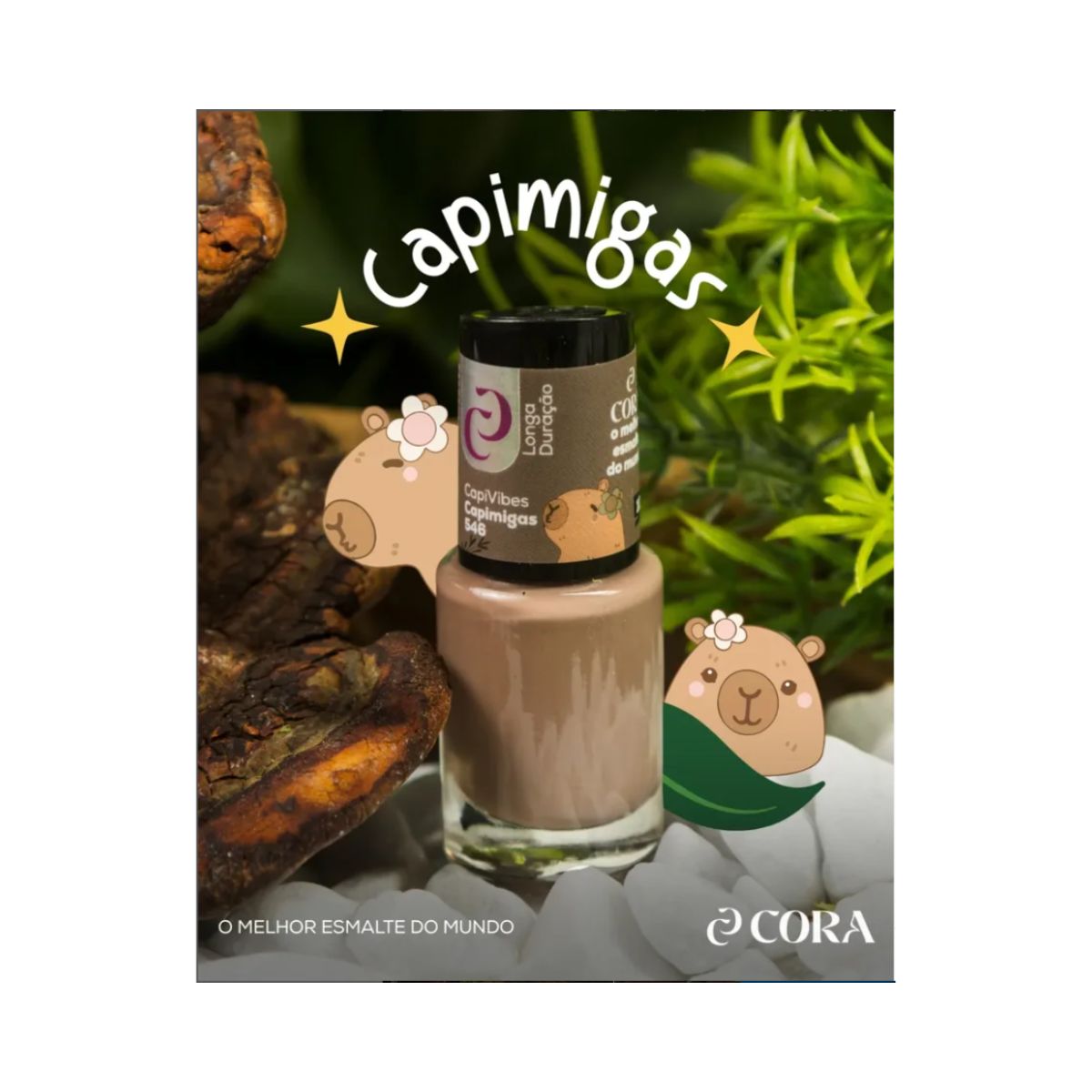 ESMALTE CORA CAPIVIBES CAPIMIGAS Nº546 10ML