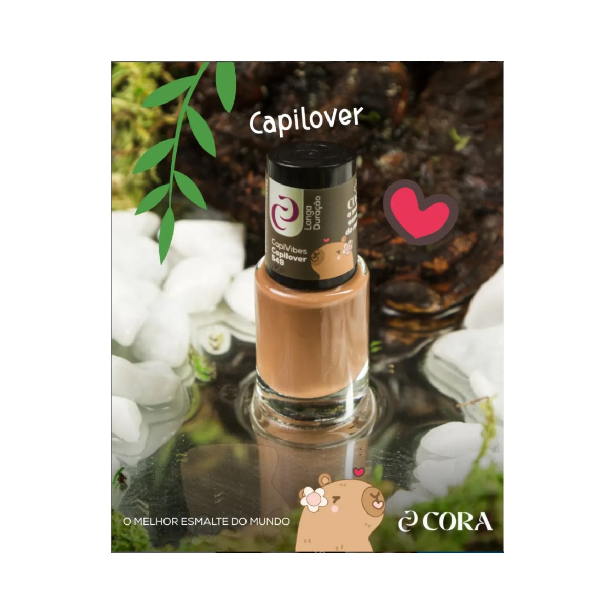 ESMALTE CORA CAPIVIBES CAPILOVER Nº549 10ML