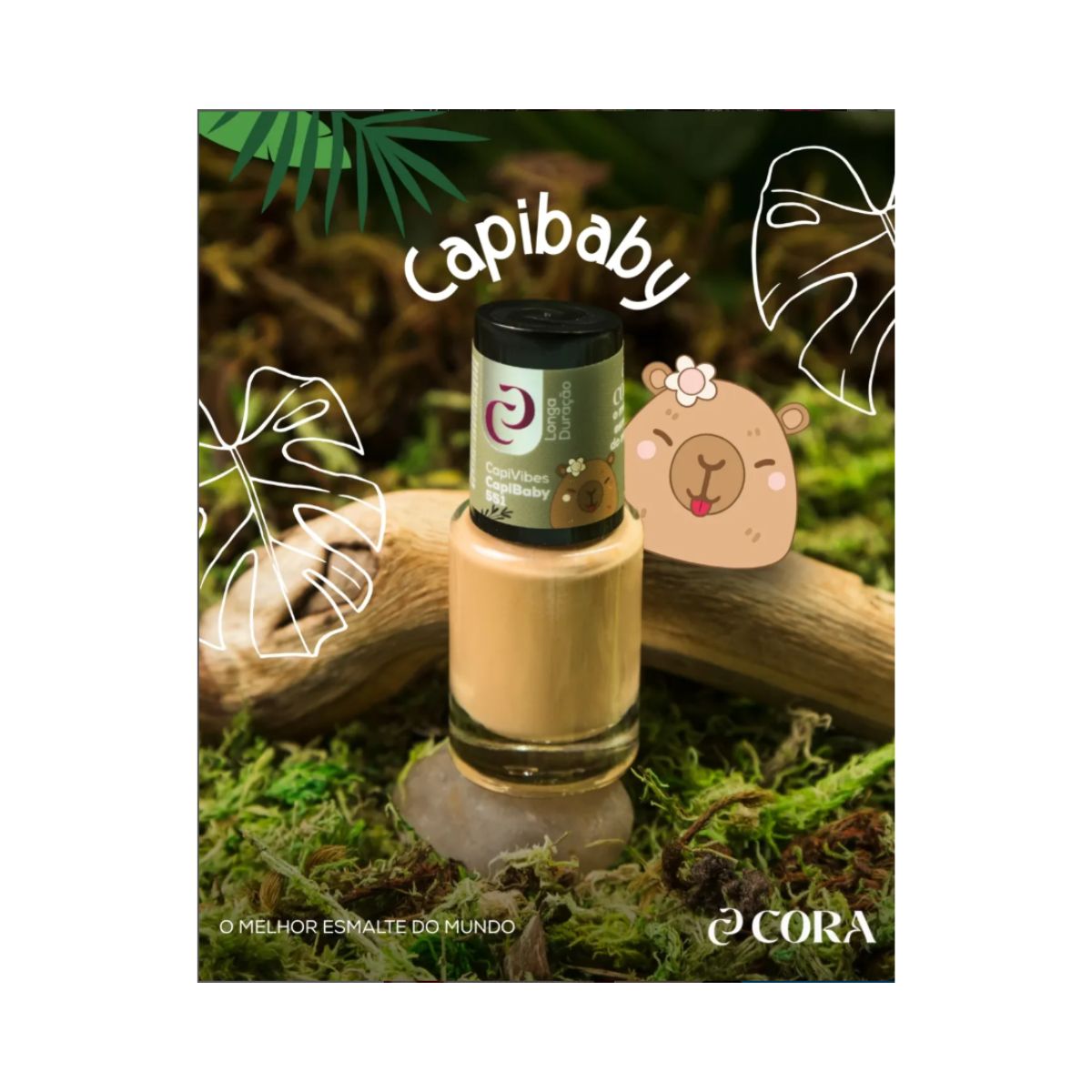 ESMALTE CORA CAPIVIBES CAPIBABY Nº551 10ML