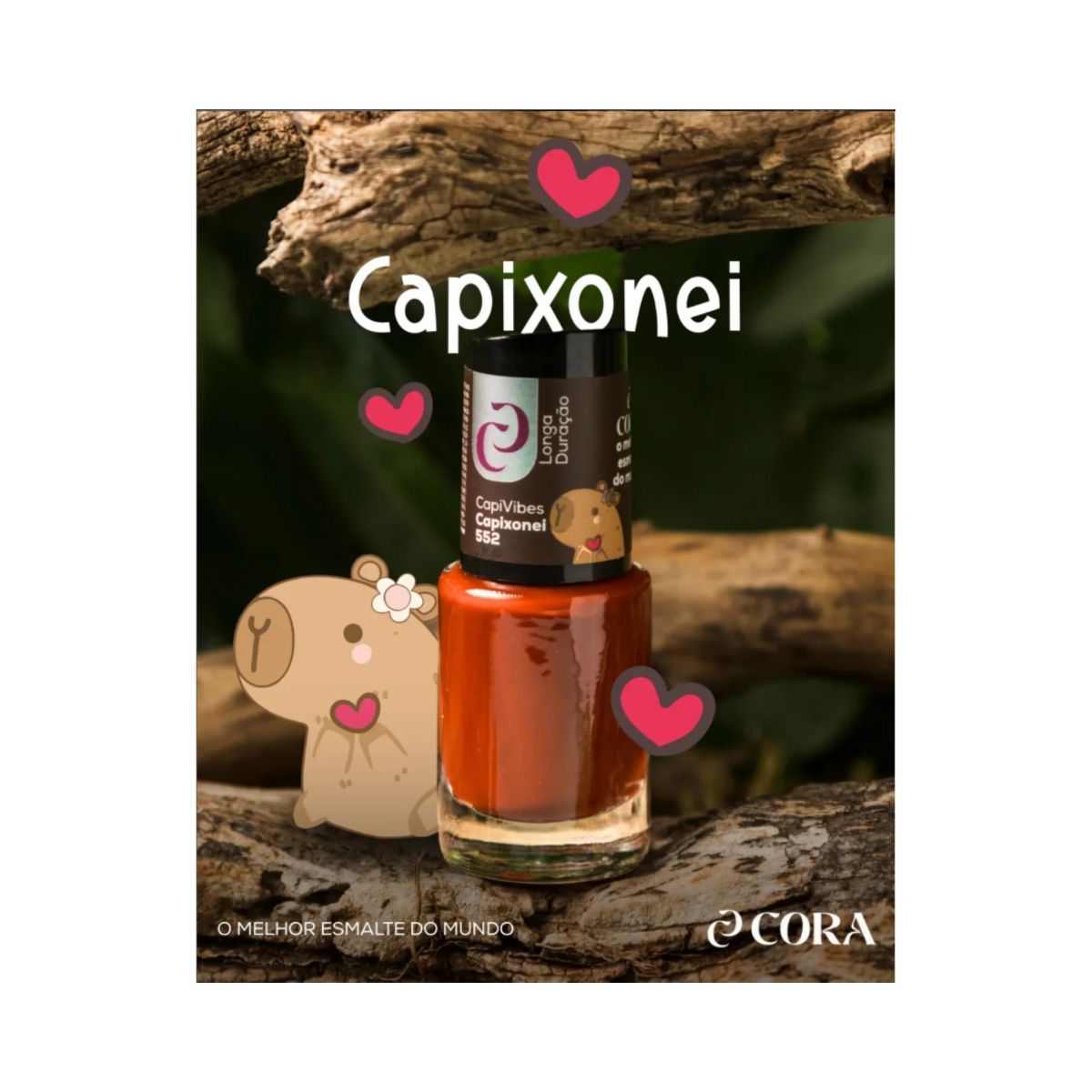 ESMALTE CORA CAPIVIBES CAPIXONEI Nº552 10ML