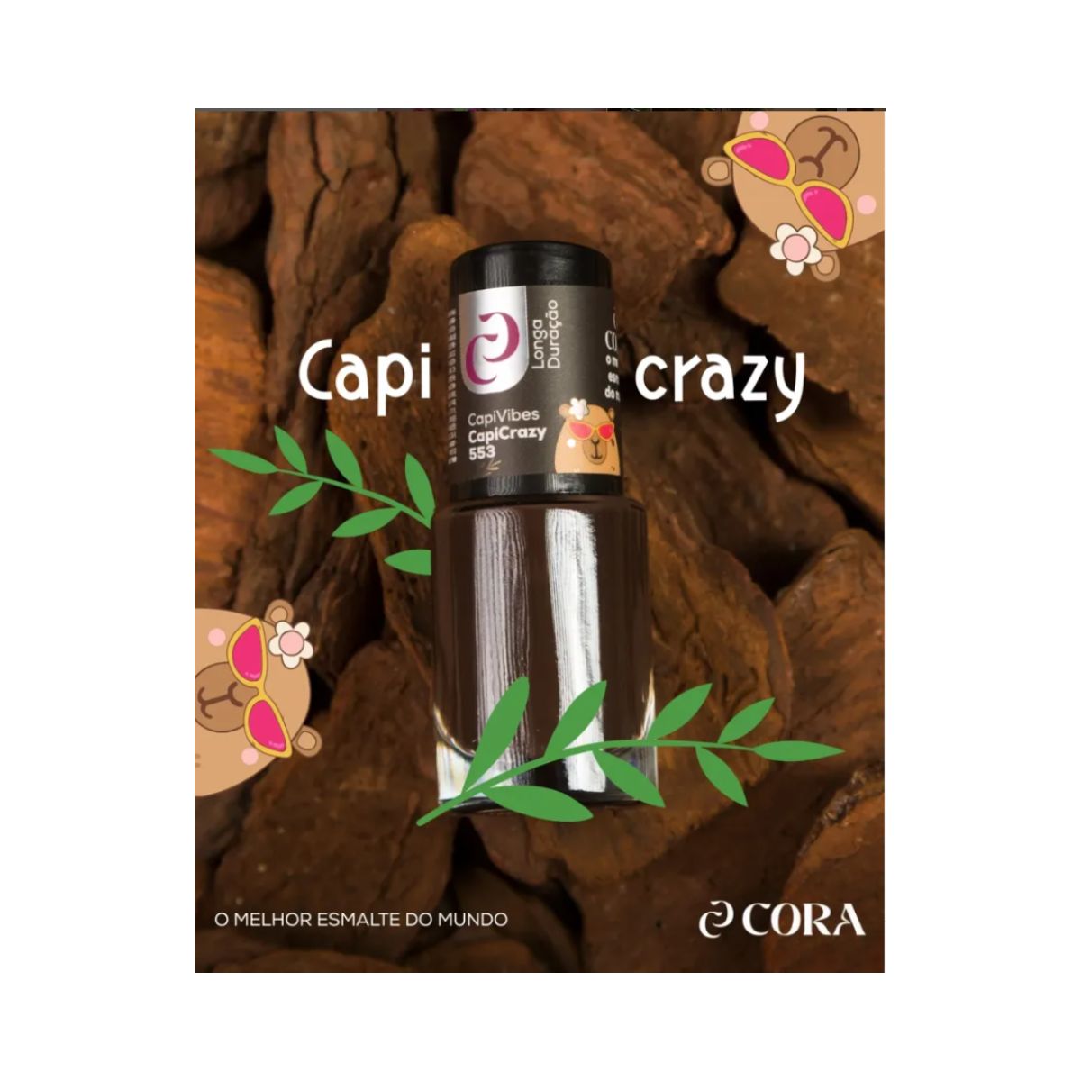 ESMALTE CORA CAPIVIBES CAPICRAZY Nº553 10ML