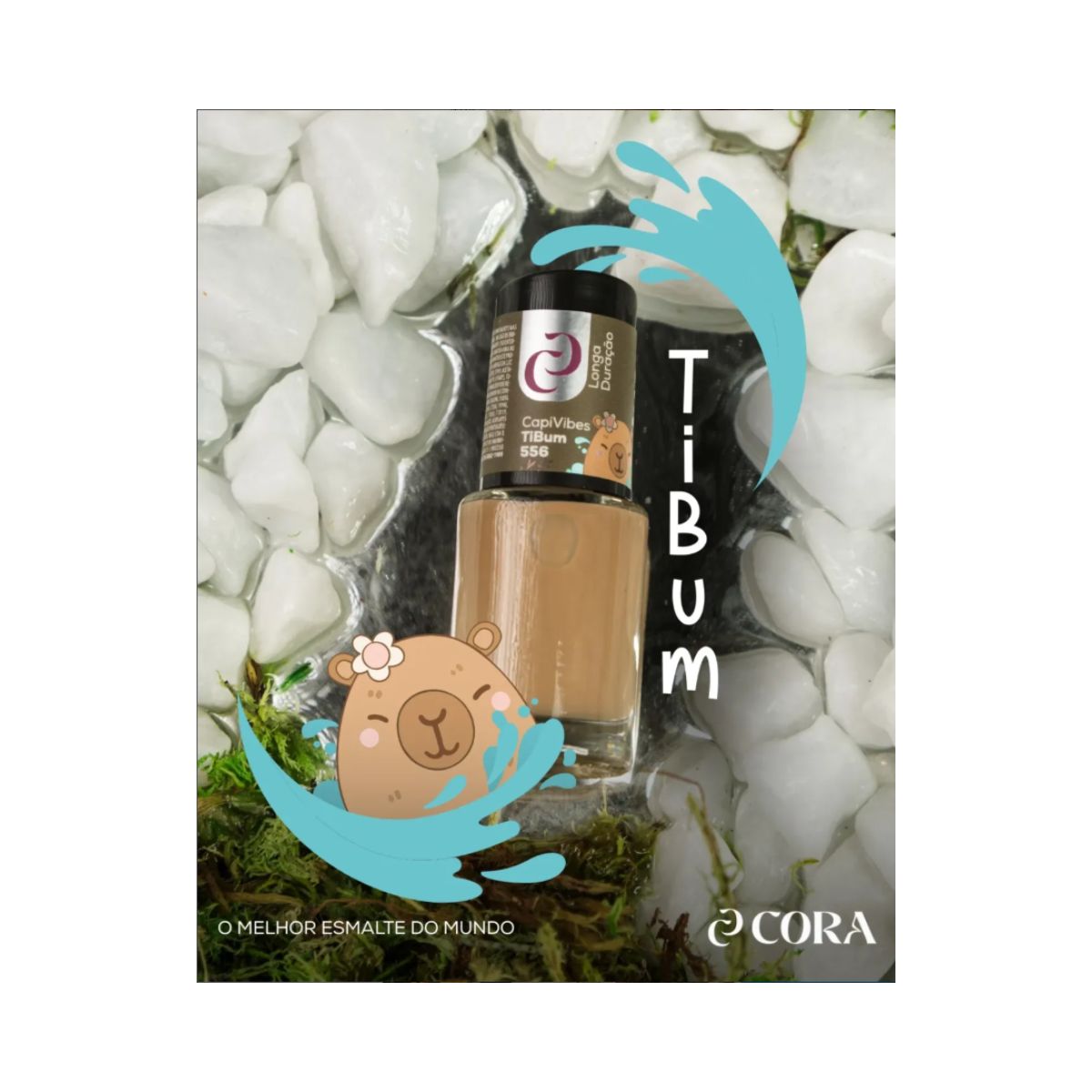 ESMALTE CORA CAPIVIBES TIBUM Nº556 10ML