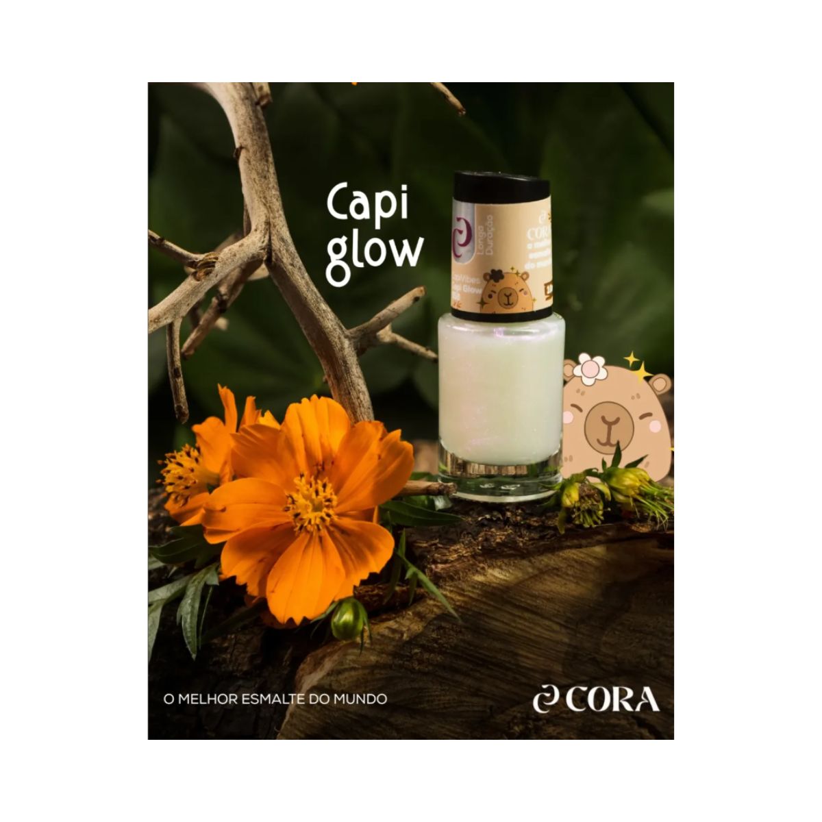 ESMALTE CORA CAPIVIBES CAPI GLOW Nº558 10ML