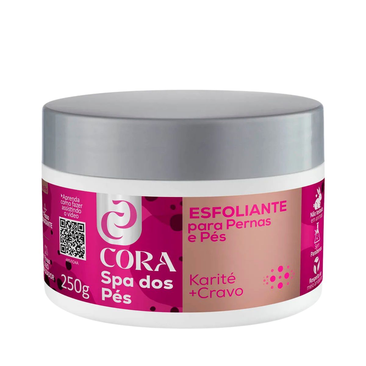 ESFOLIANTE SPA DOS PÉS KARITÉ +CRAVO CORA 250G